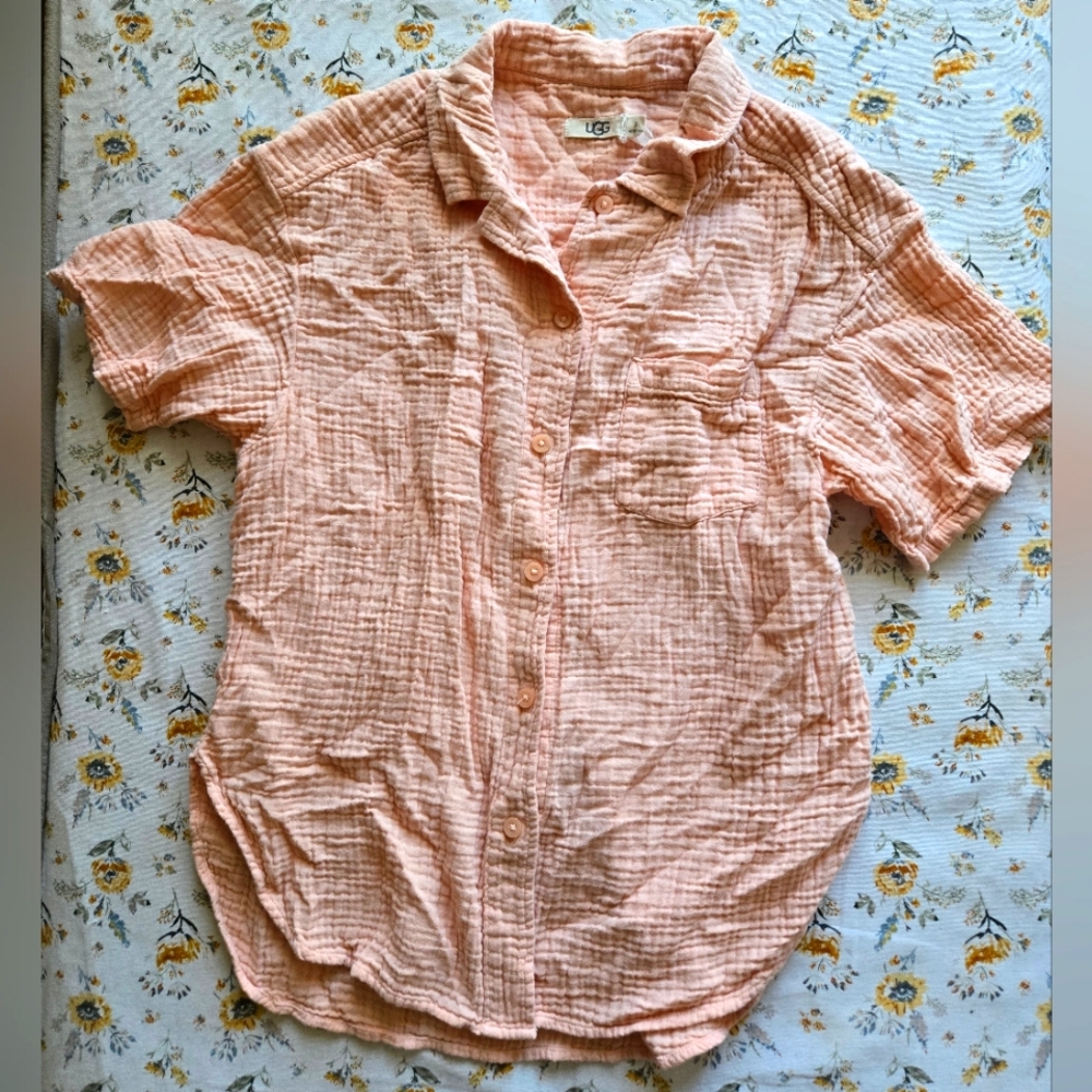 Ugg short sleeve Gauze Pajama Top